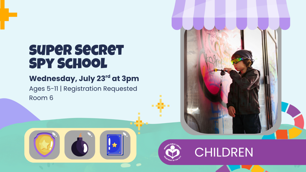 Spy kid playing to right of verbiage 