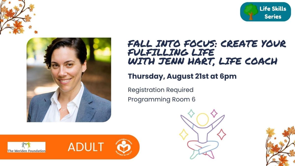 Jenn Hart, Life Coach to left of verbiage 