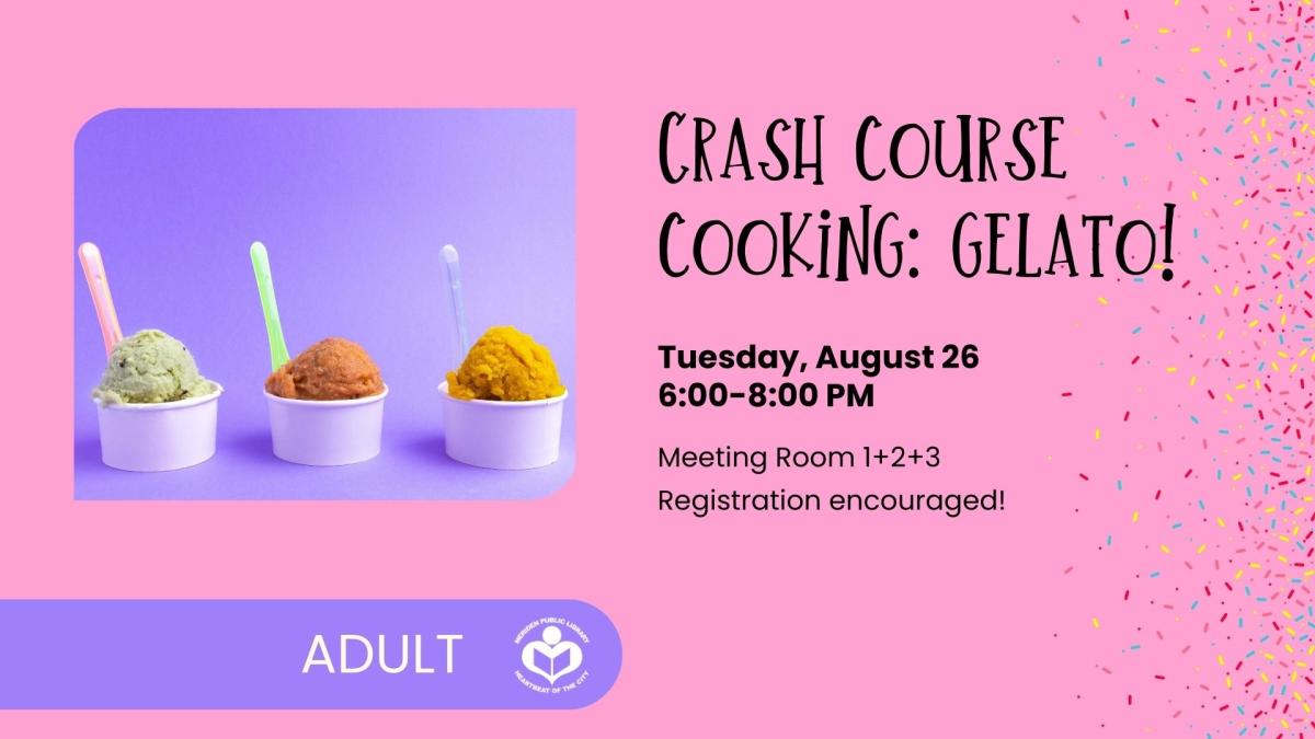 Gelato to left of verbiage 