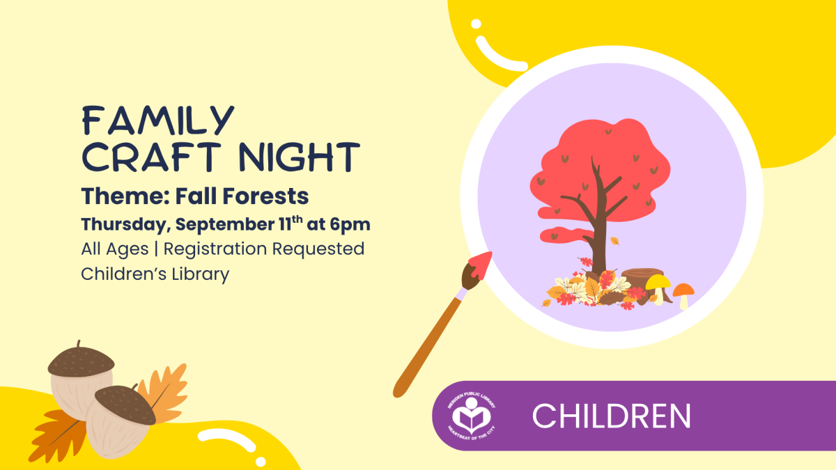 Cartoon fall painting to right of verbiage 