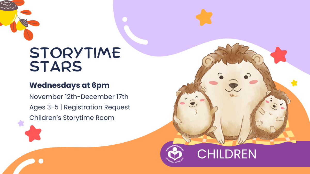 Hedgehog family to right of verbiage 