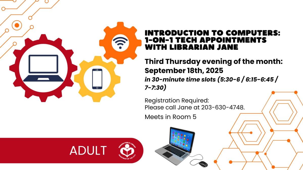 Gears and a laptop to left of verbiage