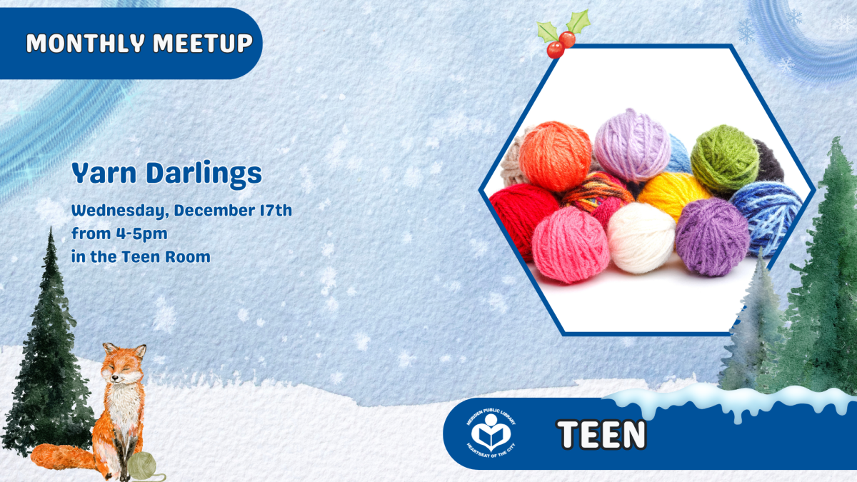 balls of yarn to right of verbiage