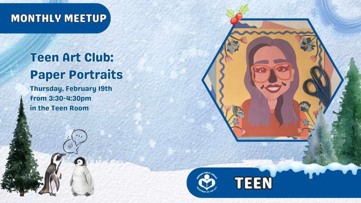 portrait of girl drawn on paper