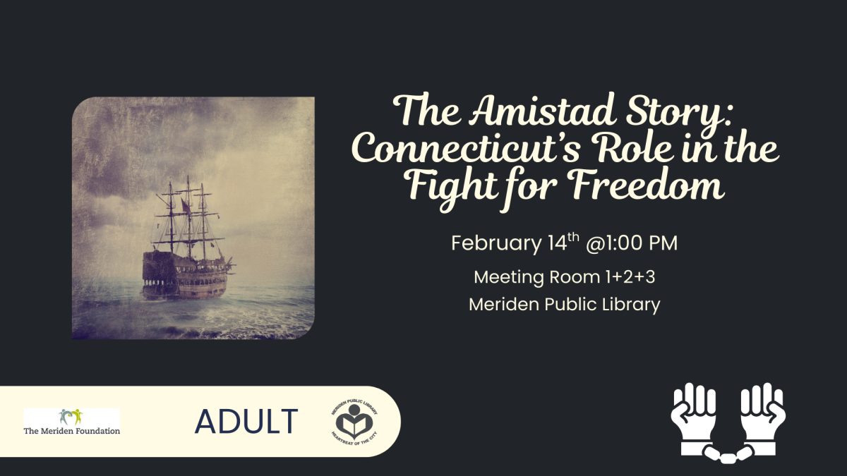 Amistad ship to left of verbiage 