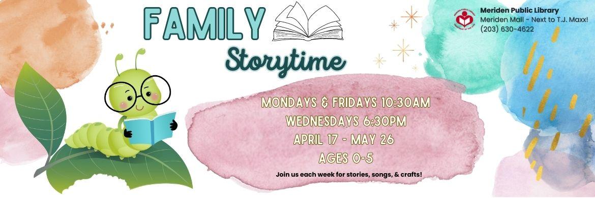 Family Storytime information