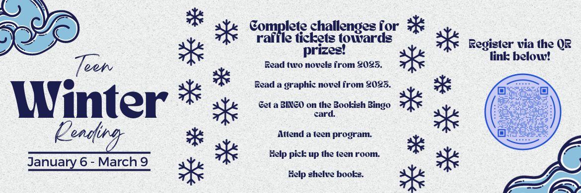Teen Winter Reading Challenge 2024