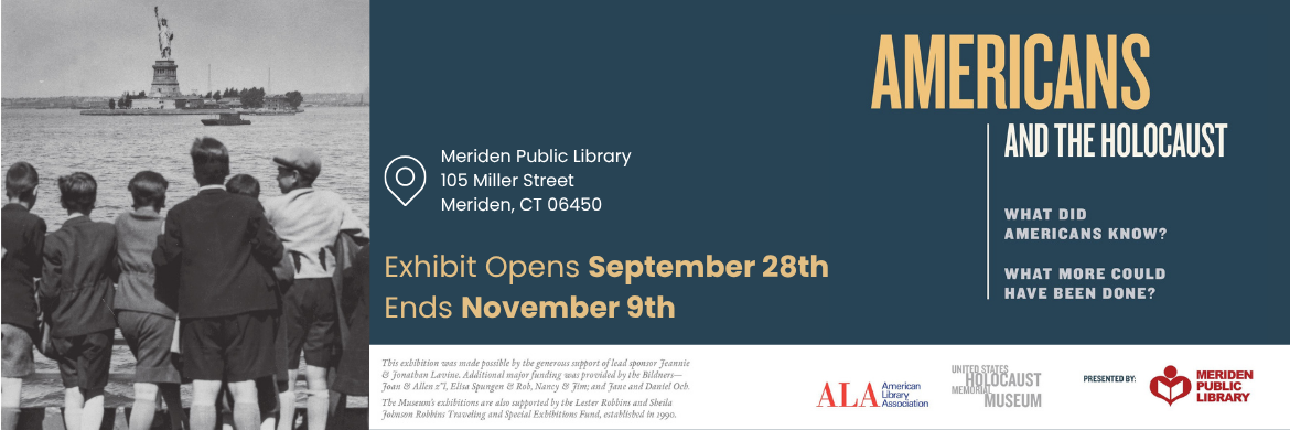 Image of children holocaust survivors looking at the statue of liberty