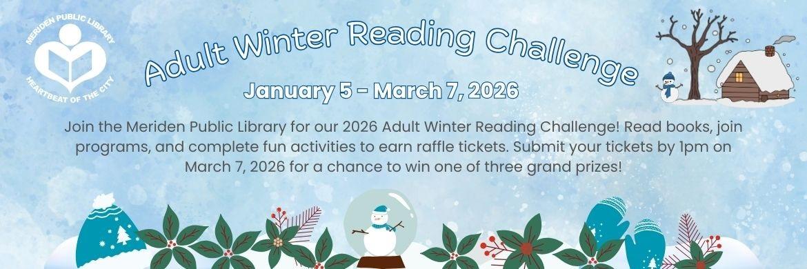 2026 Adult Winter Raeding Challenge: January 5 through March 7, 2026